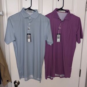 Holderness & Bourne Men’s (bundle of 2) Gold Polo NWT both Sz Small